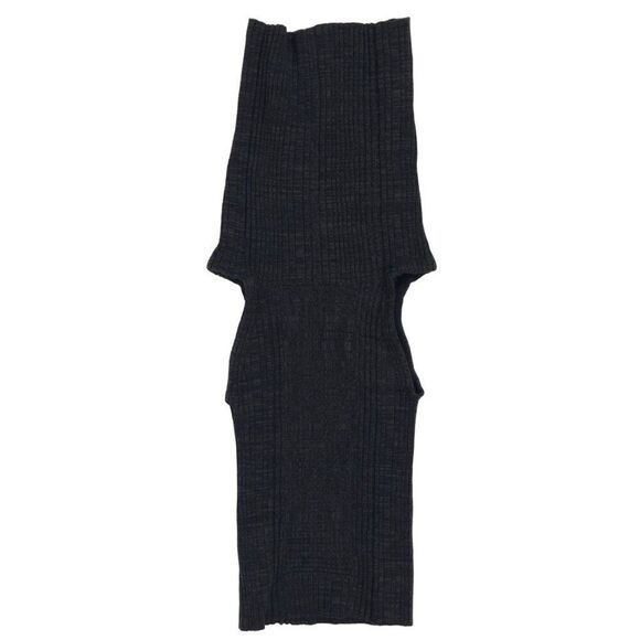 Women's Free People Gray Classy Sleeveless Cowl Neck Ribbed Knit Sweater Top / S - Picture 4 of 6